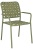 Krzesło plecione szerokimi pasami oliwkowe | Go In Nastro